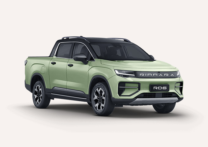Render of a Geely Riddara RD6 on a white background